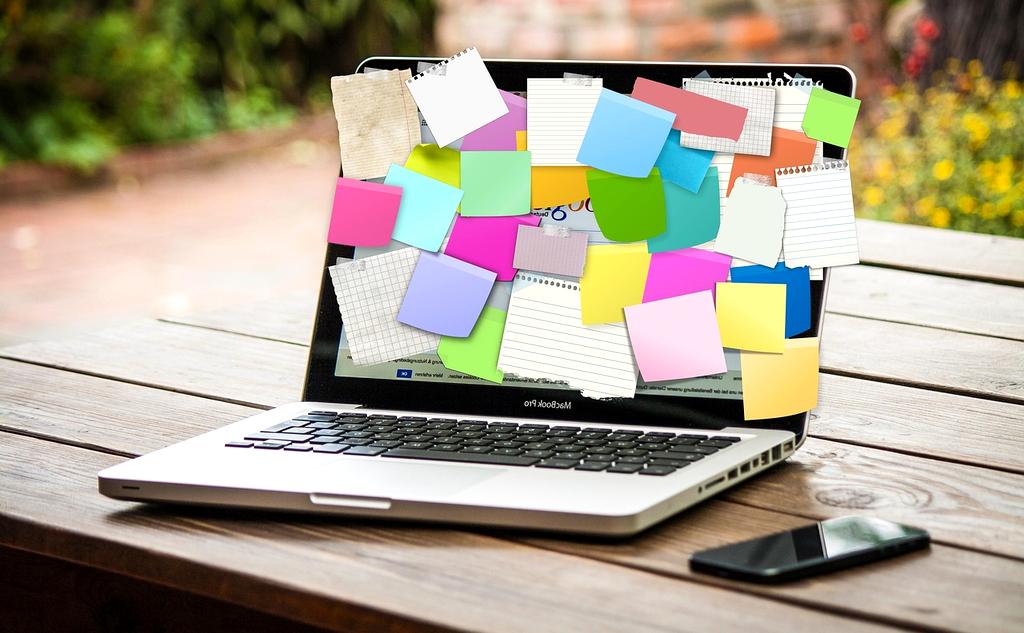 Abstract team collaboration with digital technology overlay